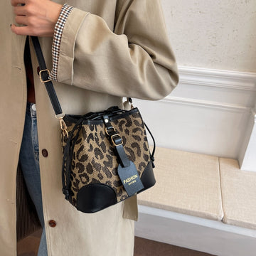 Leopard Small PU Leather Crossbody Bag
