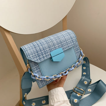 Wide Strap Shoulder Bags