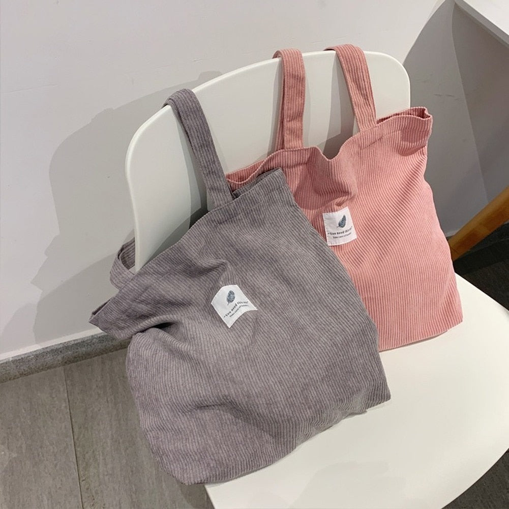 Corduroy Shoulder Bag